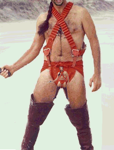 Ok so it's Zardoz with my pal Petes face doing the Infinite Hasselhoff 